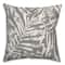 18" x 18" Distressed Leaves Indoor/Outdoor Throw Pillow
